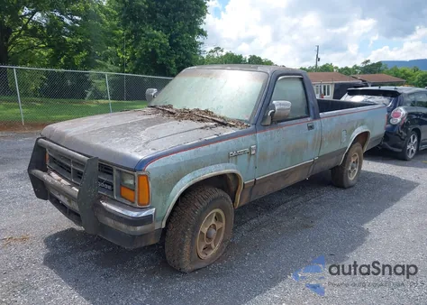 1987 Dodge Dakota из США, поврежденный, VIN 1B7GR14M9HS404759